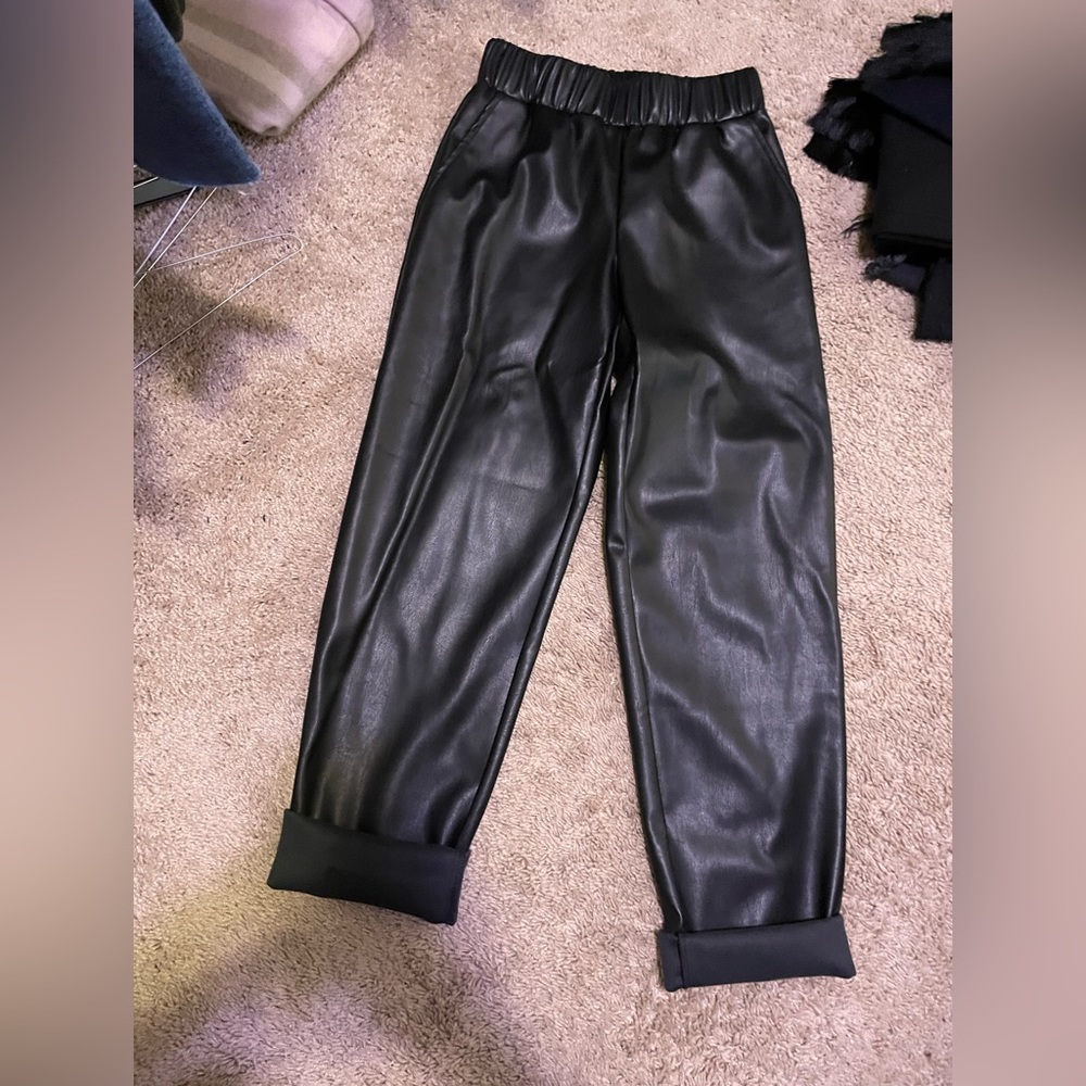 Amazon the drop leather joggers